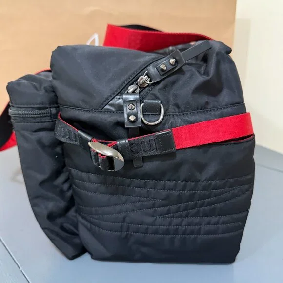 Christian Louboutin LOUBIDEAL SPORT BAG duffle BAG sneaker sole LARGE - Picture 13 of 16